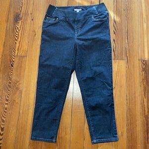 Dark Wash Pull On Jeans